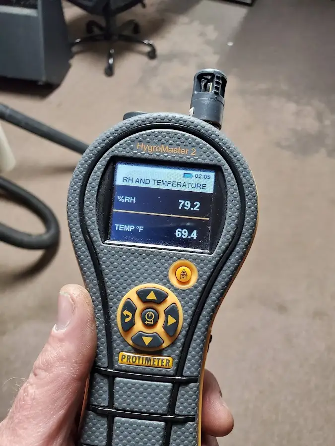 Moisture meter humidity assessment for Fire & Smoke Damage Restoration in Alsip